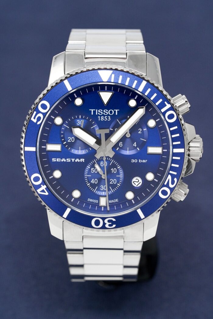 Tissot Seastar 1000 Chronograph Men's Blue Watch - T120.417.11.041.00 - Image 7